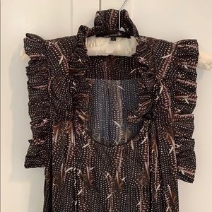 Isabel Marant Feather Print Dress